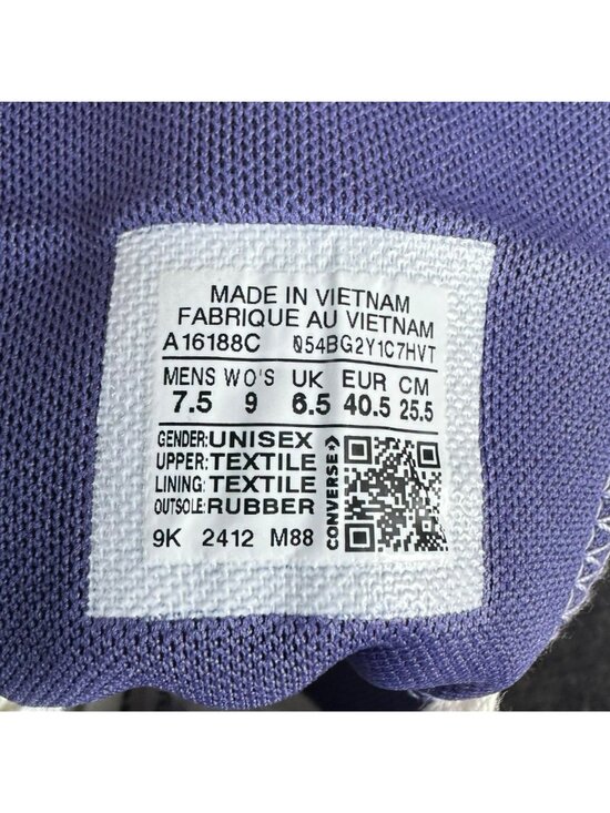 ⭐Converse Run Star Hike Hi Platform 7.5 Men\'s Shoes Sneaker Beige Purple A16188C main image 4